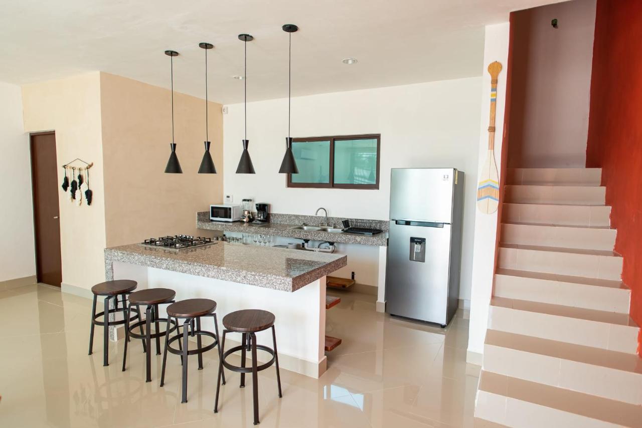 97982 New Modern Villa, Private Pool, High Internet Speed, 2 Blocks From The Beach Pueblo Pueblo Chicxulub Zewnętrze zdjęcie