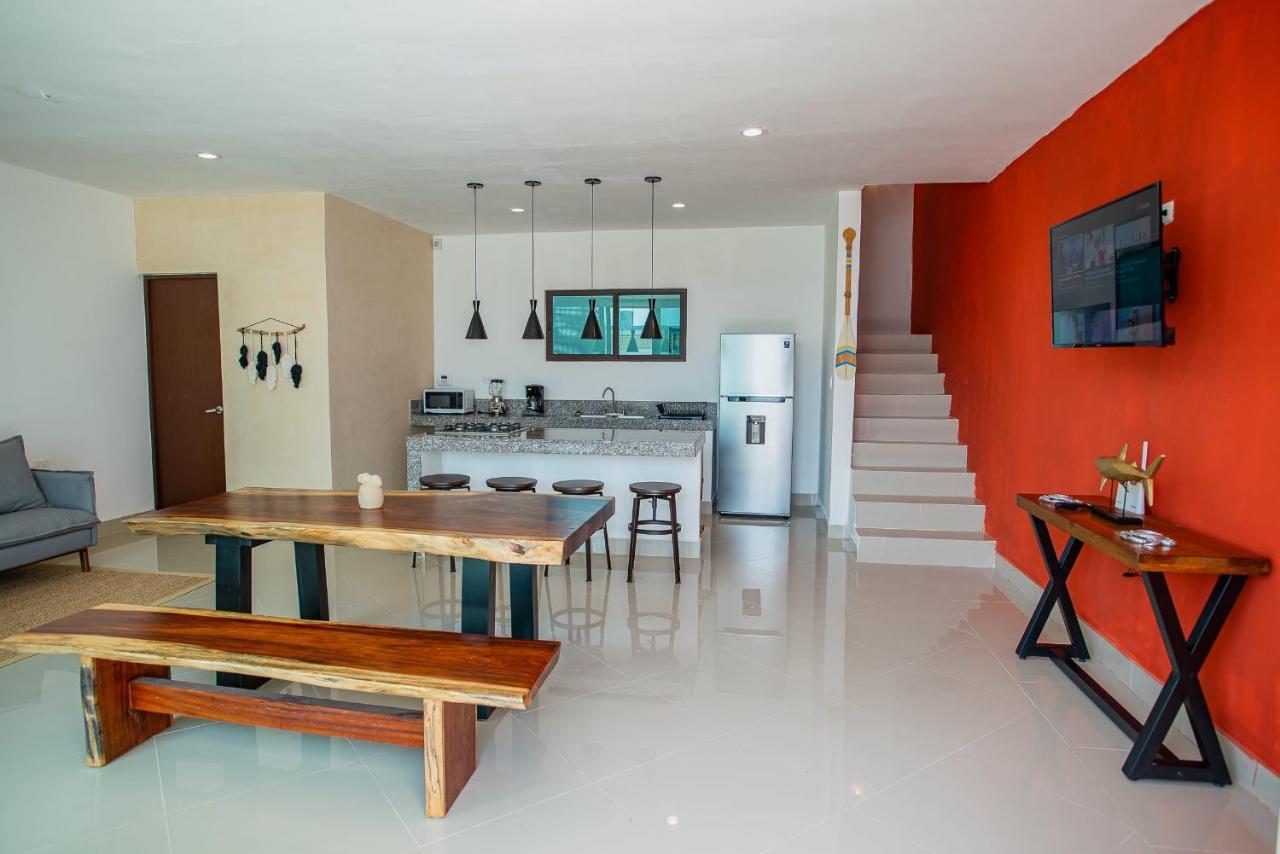97982 New Modern Villa, Private Pool, High Internet Speed, 2 Blocks From The Beach Pueblo Pueblo Chicxulub Zewnętrze zdjęcie