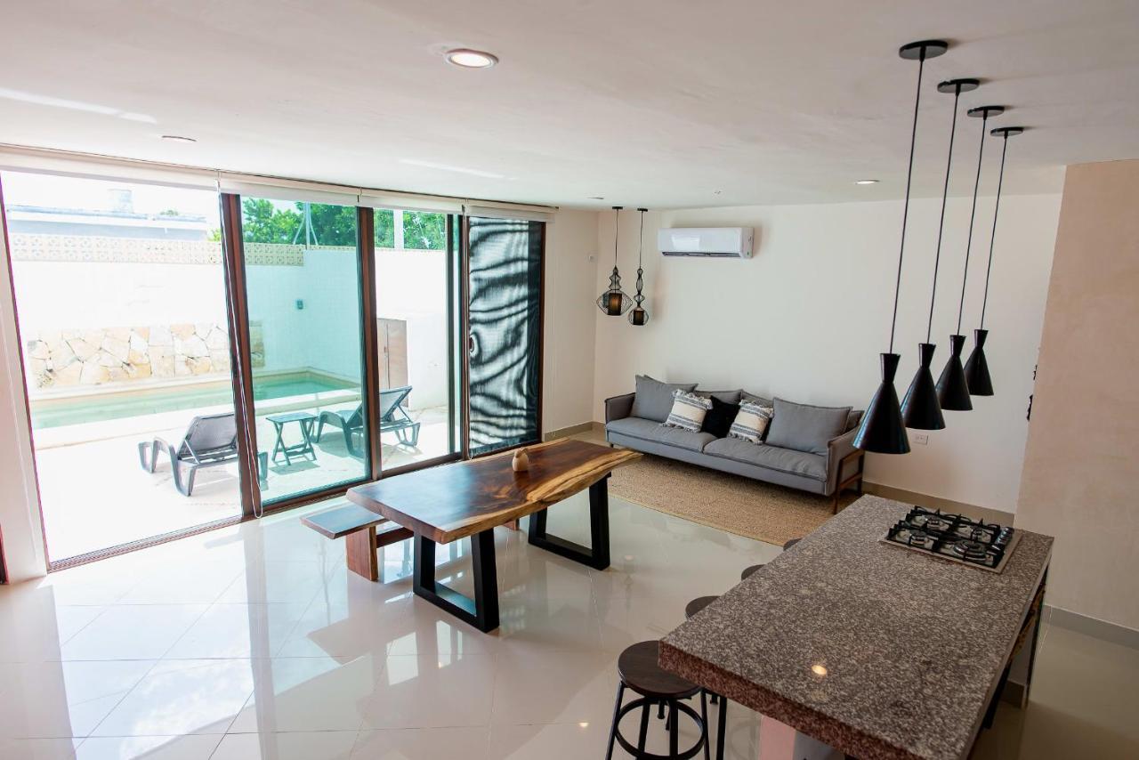 97982 New Modern Villa, Private Pool, High Internet Speed, 2 Blocks From The Beach Pueblo Pueblo Chicxulub Zewnętrze zdjęcie