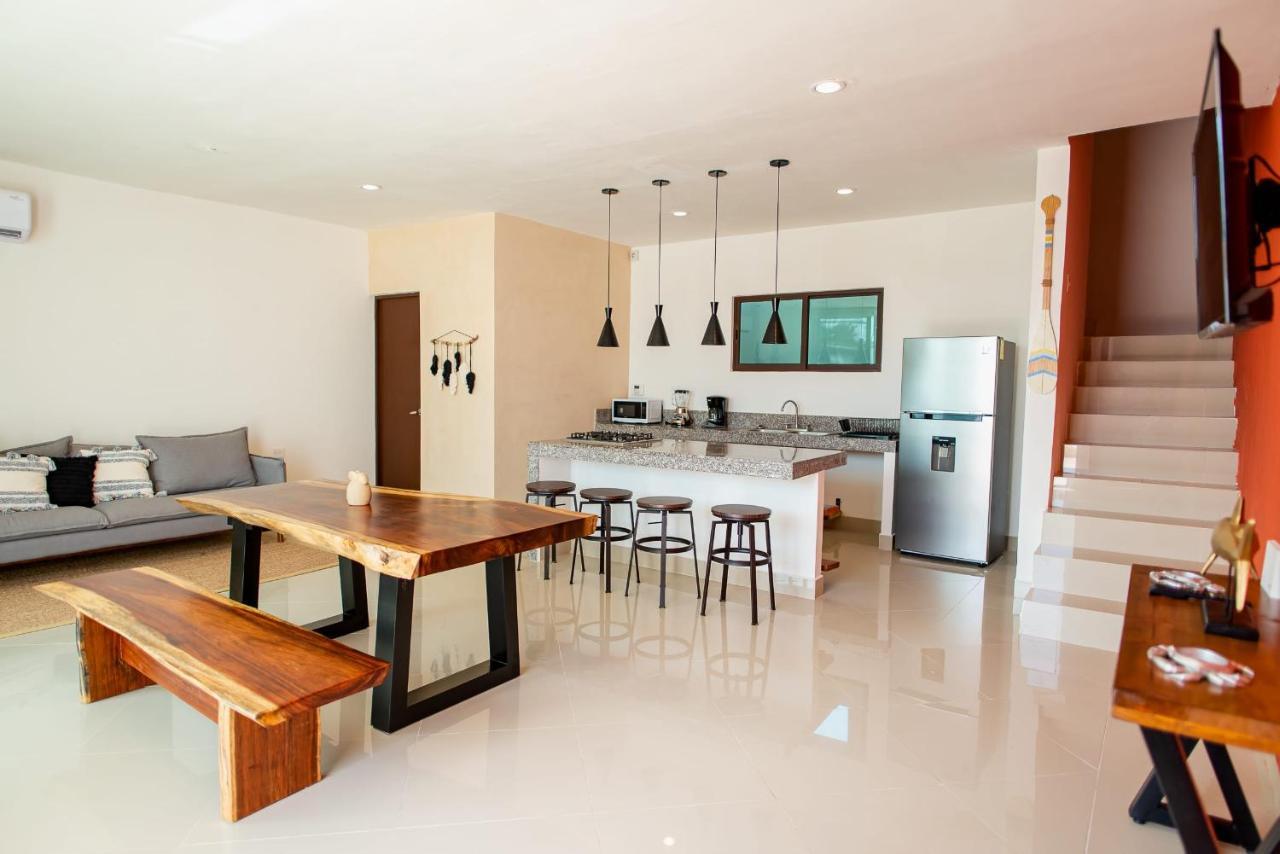 97982 New Modern Villa, Private Pool, High Internet Speed, 2 Blocks From The Beach Pueblo Pueblo Chicxulub Zewnętrze zdjęcie